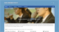 Desktop Screenshot of carlmweinercpa.com